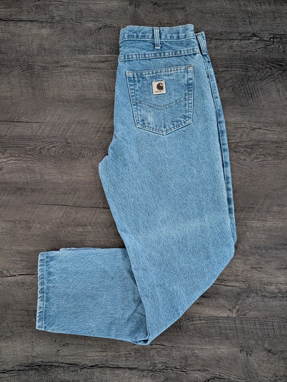 Carhartt Vintage Carhartt Jeans Men 34x30 Blue Denim B17STW Workwear Faded 80s